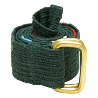 Hand-Loomed D-Ring Belt Forest Pink Tribal - Belts