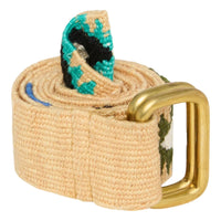 Hand-Loomed D-Ring Belt Maize Tribal - Belts