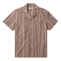 Hawthorne Shirt Dried Fig Stripe