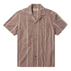 Hawthorne Shirt Dried Fig Stripe