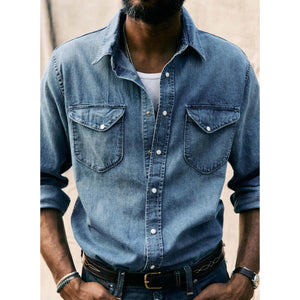 Hayes Washed Pearl Snap - Shirt