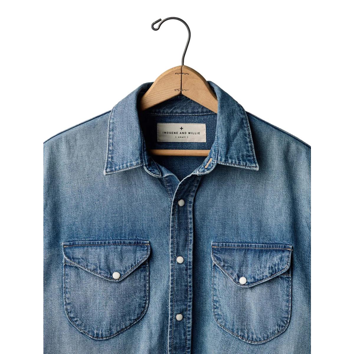 Hayes Washed Pearl Snap - Shirt