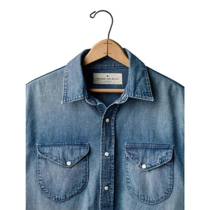 Hayes Washed Pearl Snap - Shirt