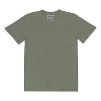 Heathered Jung Pocket Tee Olive Green - T Shirt
