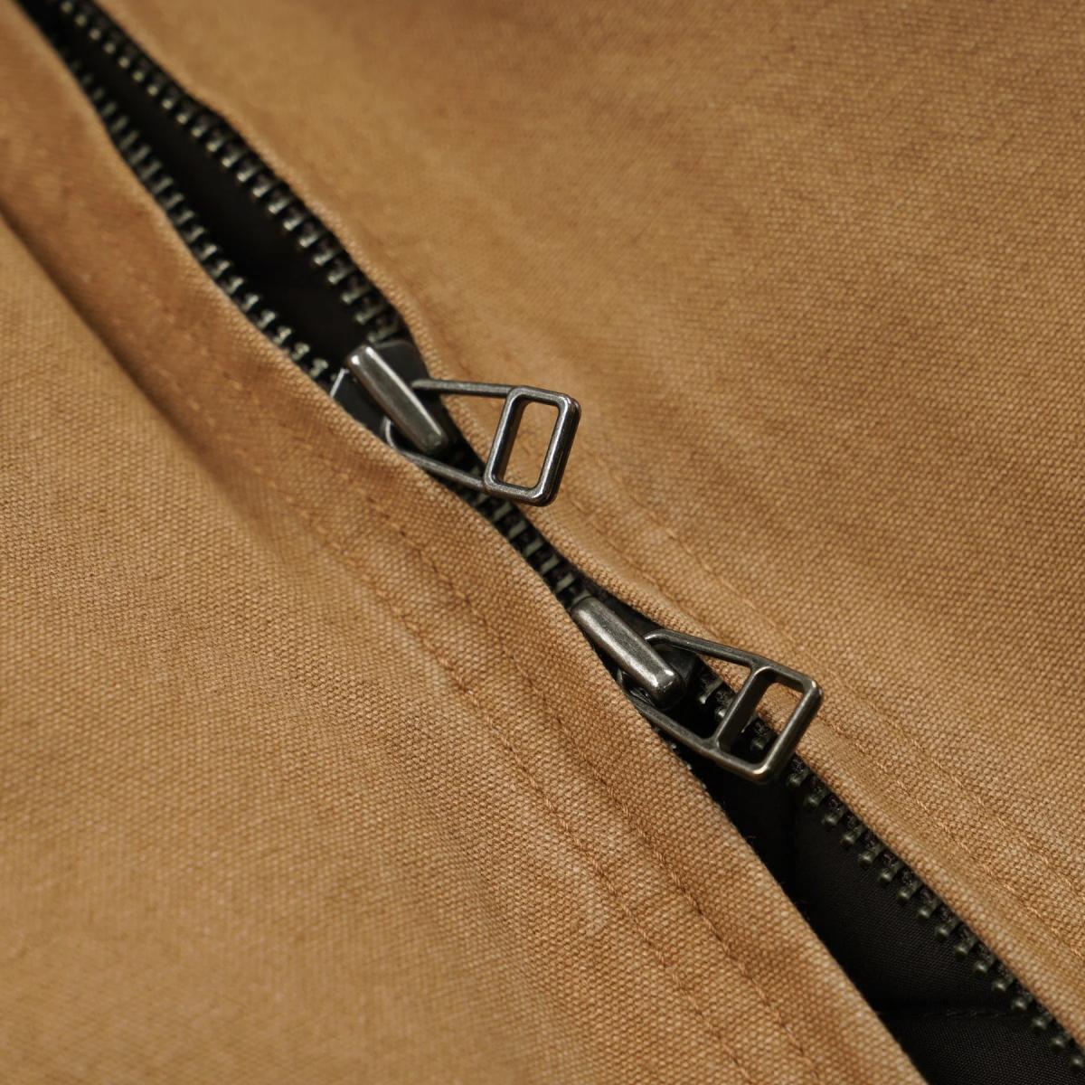 Heavy Canvas Destroyed Work Jacket Tan - Jacket