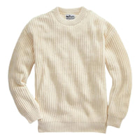 Heavy Shaker Knit Sweater Natural - Sweater