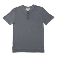 Henley Tee Washed Diesel Grey - Henley