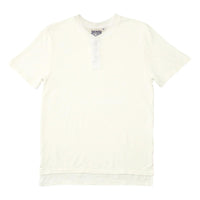 Henley Tee Washed White - Henley