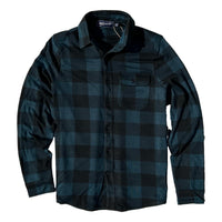 Heritage Knit Plaid Shirt Hunter Green - knit