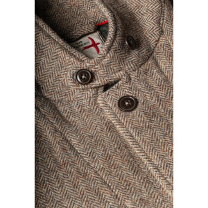 Heritage Trap Blazer Ash Brown Herringbone - Blazer