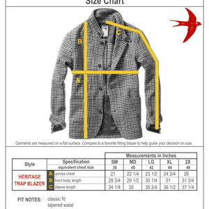 Heritage Trap Blazer Ash Brown Herringbone - Blazer