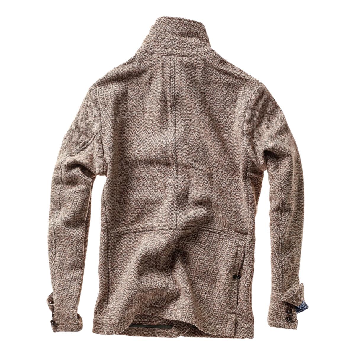 Heritage Trap Blazer Ash Brown Herringbone - Blazer