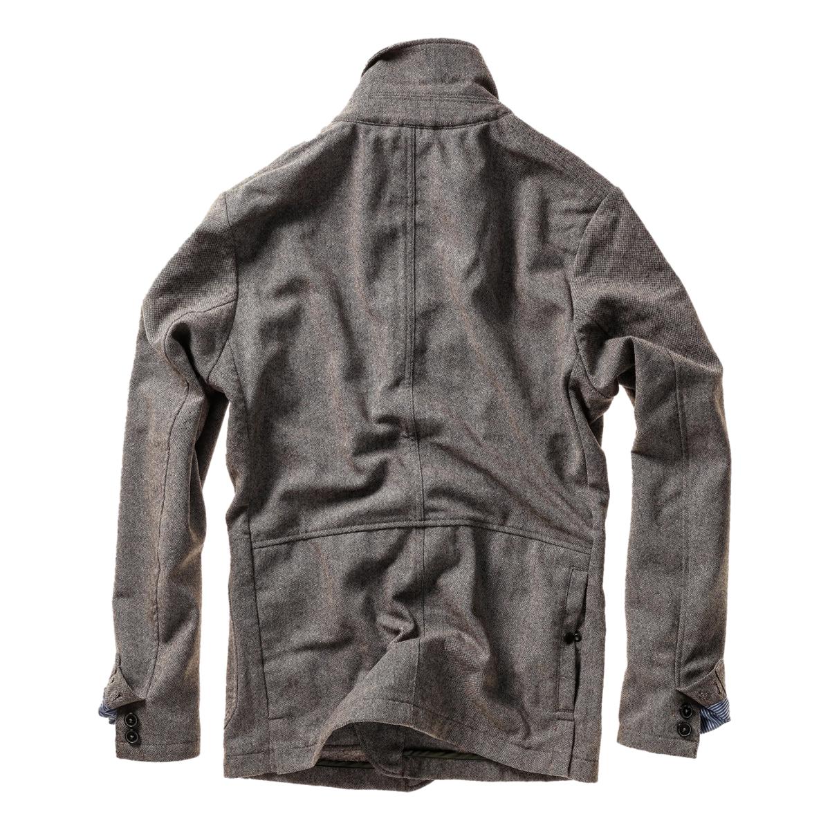 Heritage Trap Blazer Lt Char Nep Tweed - Blazer