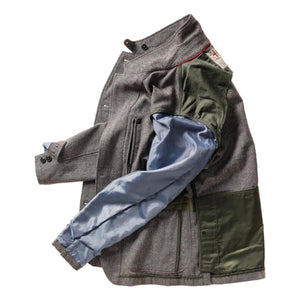 Heritage Trap Blazer Lt Char Nep Tweed - Blazer