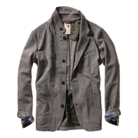 Heritage Trap Blazer Lt Char Nep Tweed - Blazer