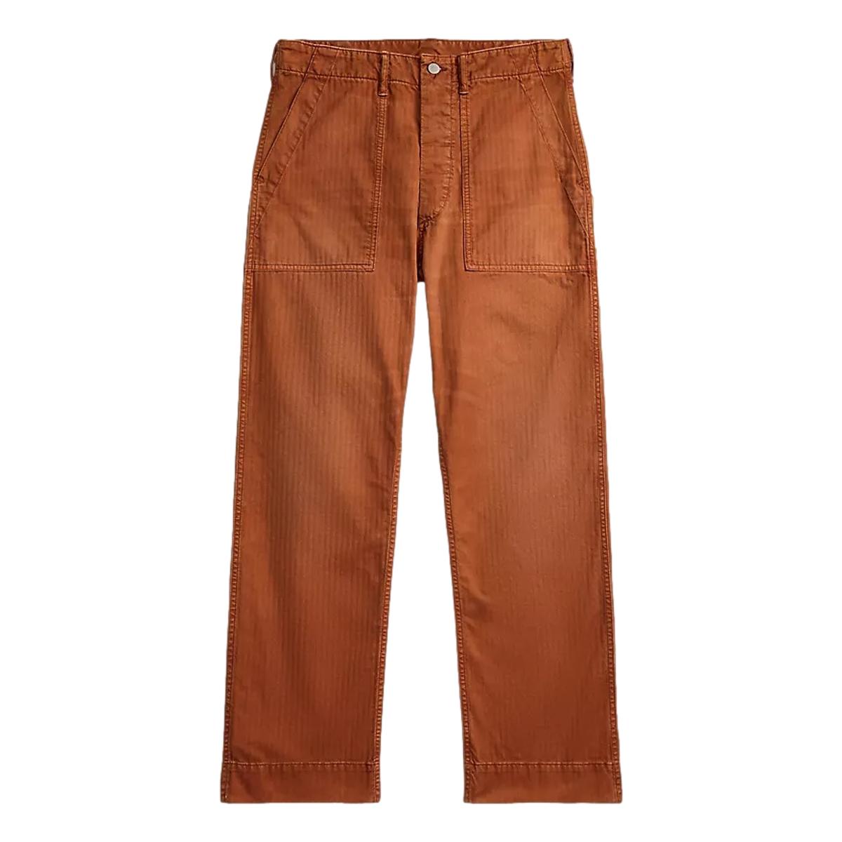 Herringbone Utility Pant Brick - Fatigue Pants