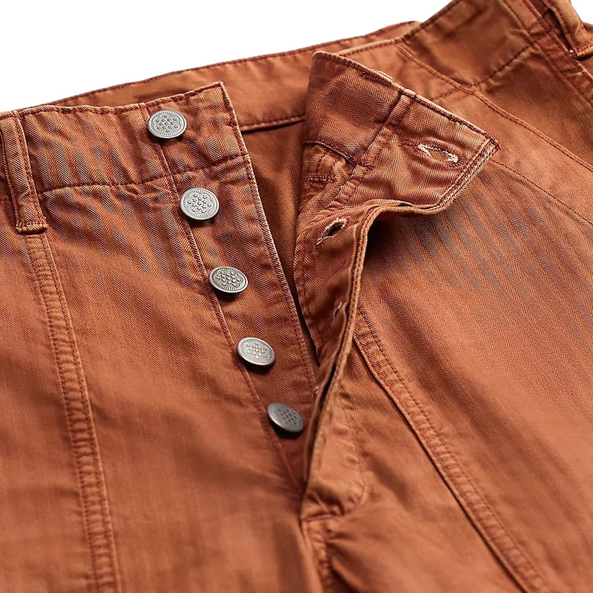 Herringbone Utility Pant Brick - Fatigue Pants