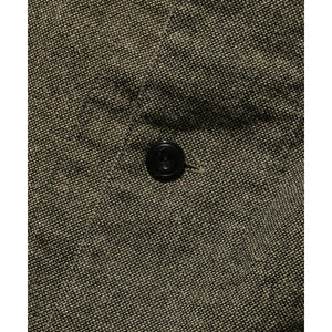 Homespun Three Button Work Jacket Brown - Blazer