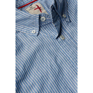 Huntsman Blues Blue Railroad Stripe - Shirts