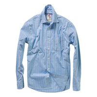 Huntsman Blues French Blue White Glen Plaid - Shirts