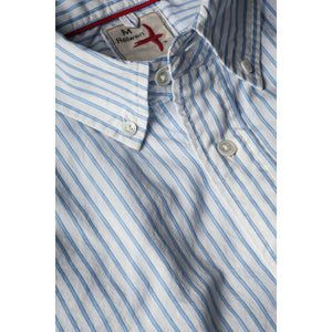 Huron Blues White Dobby Stripe - Shirts
