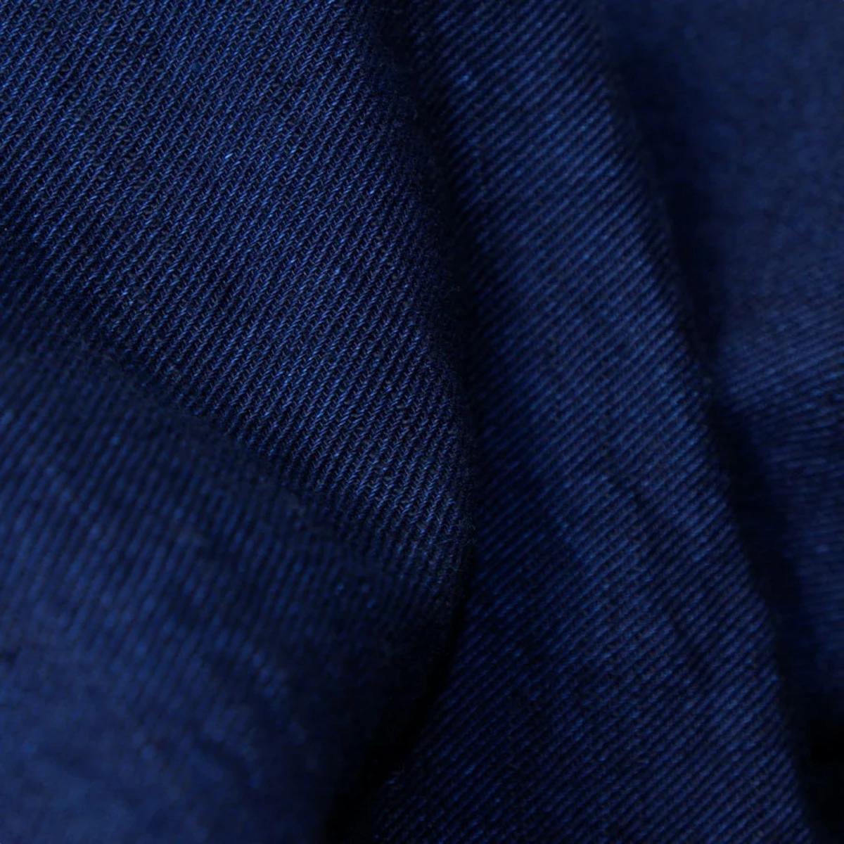Indigo Cotton Viyella Shirt - Shirt