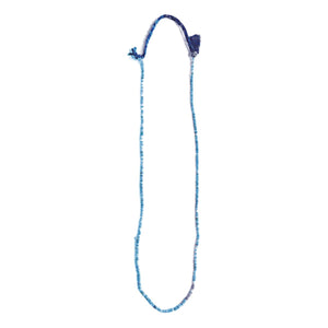 Indigo Dyed Shell Beads - Necklace