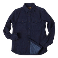 Indigo Extra Heavy Flannel Shirt - Shirt