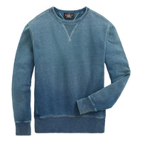Indigo French Terry Sweatshirt - sweatshirt