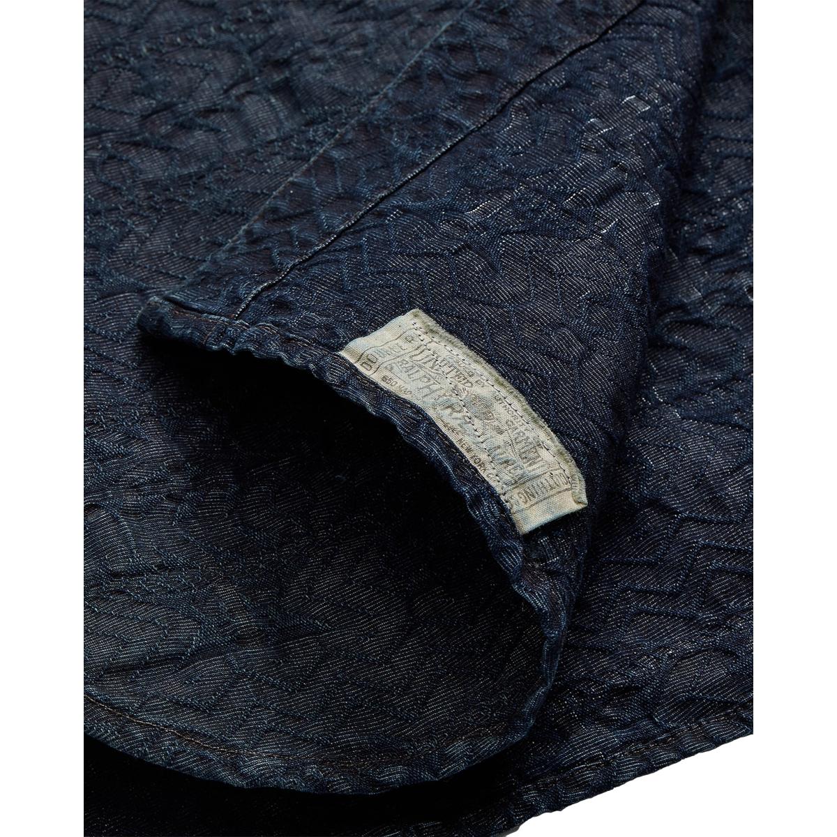 Indigo Jacquard Workshirt - Shirt