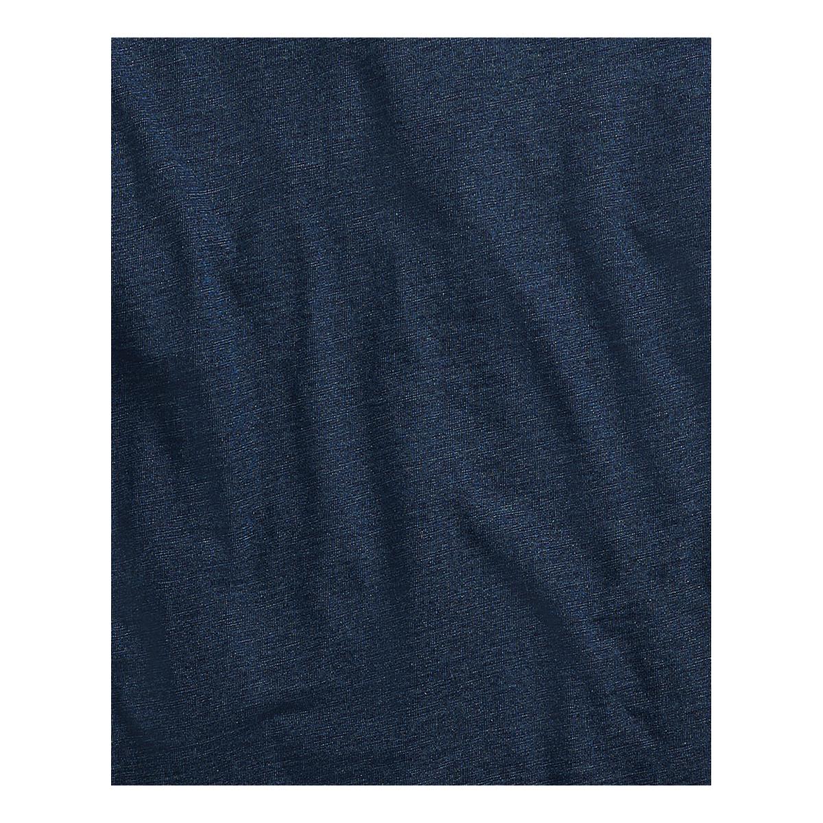 Indigo Jersey Long-Sleeve T-Shirt Rinsed Blue Indigo - T