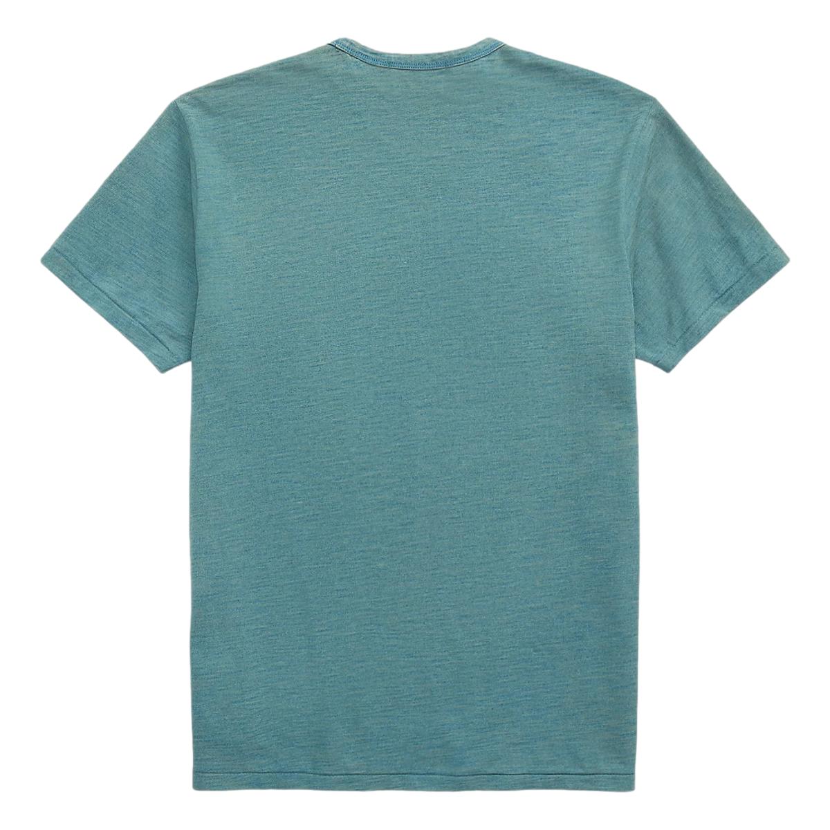 Indigo Jersey Pocket T-Shirt Washed Blue Indigo - T Shirt