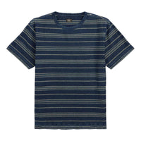 Indigo Multi Striped Jersey T-Shirt - T Shirt