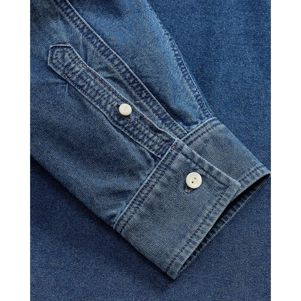 Indigo Oxford Workshirt - Workshirt