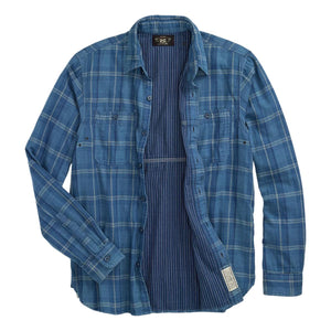 Indigo Plaid Double-Faced Workshirt - Shirt