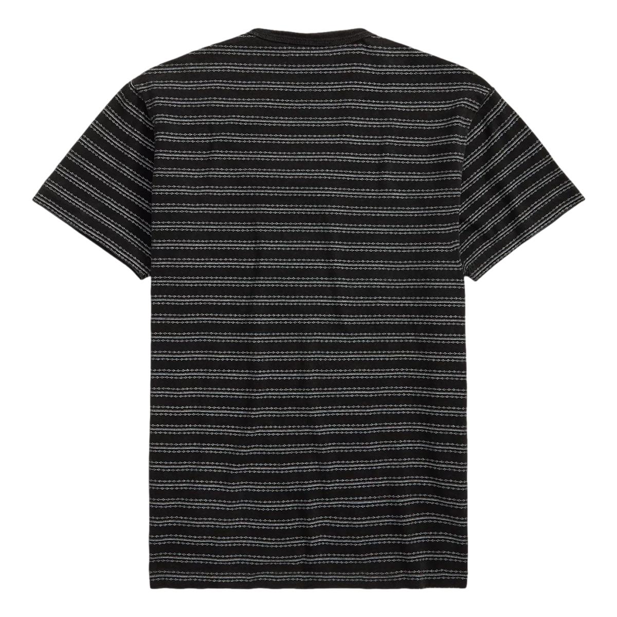 Indigo Striped Jersey T-Shirt Black Multi - T Shirt