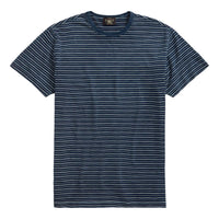 Indigo Striped Jersey T-Shirt Indigo Multi - T Shirt