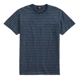 Indigo Striped Jersey T-Shirt Indigo Multi - T Shirt