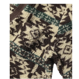 Jacquard Boa Cardigan Brown - Sweatshirt
