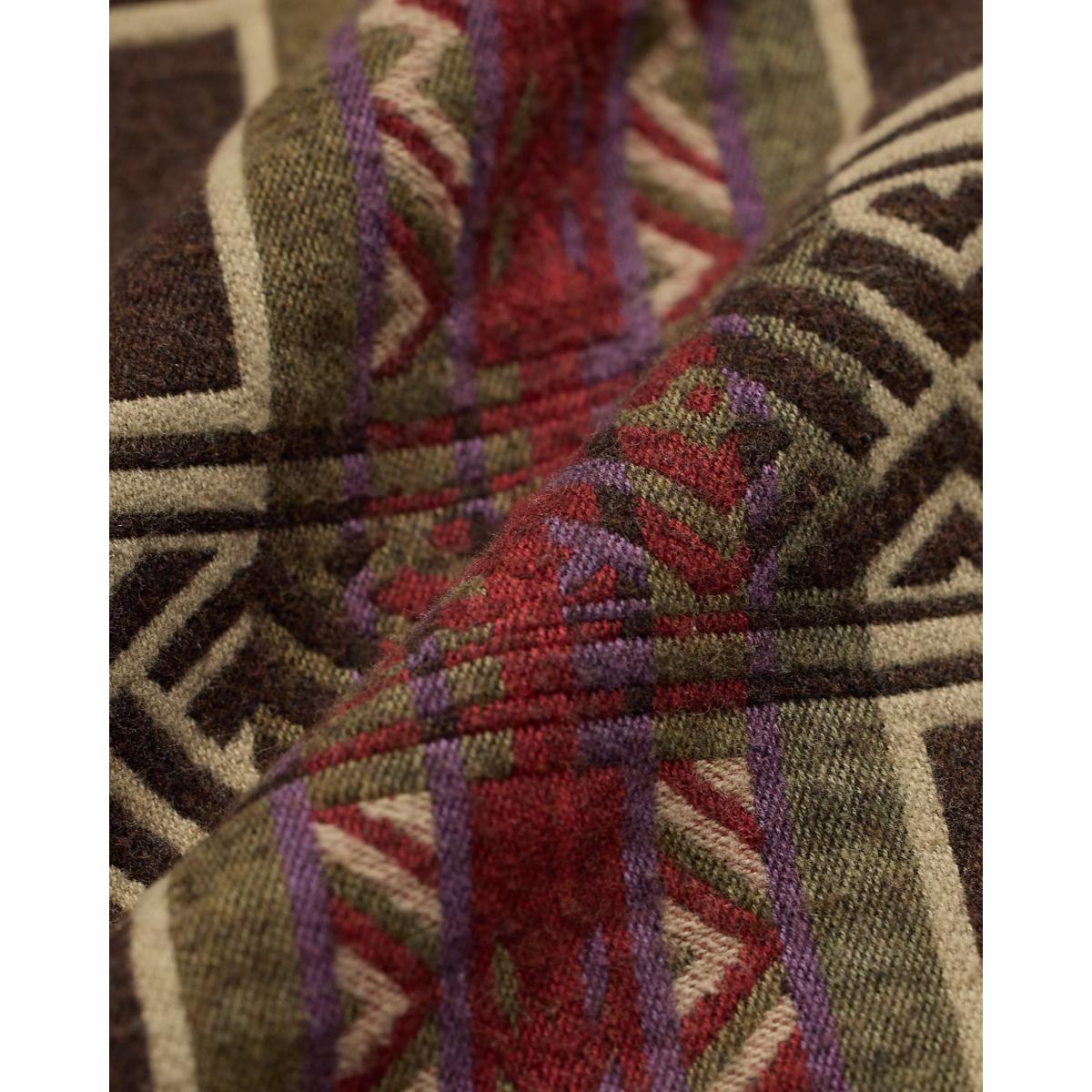 Jacquard Overshirt Brown Olive - Overshirt