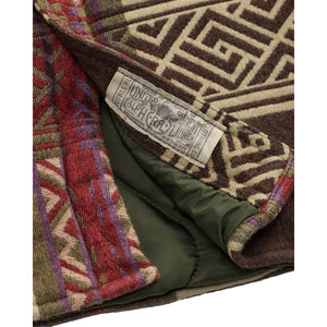 Jacquard Overshirt Brown Olive - Overshirt