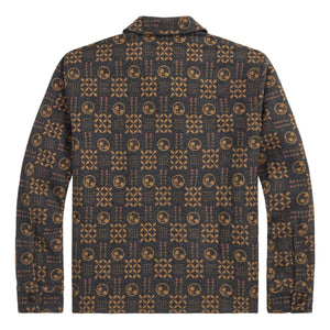 Jacquard Shirt Jacket Vintage Charcoal - Overshirt