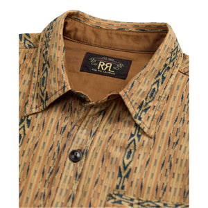 Jacquard Workshirt Yellow Multi - Shirts