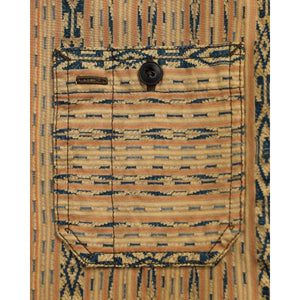 Jacquard Workshirt Yellow Multi - Shirts