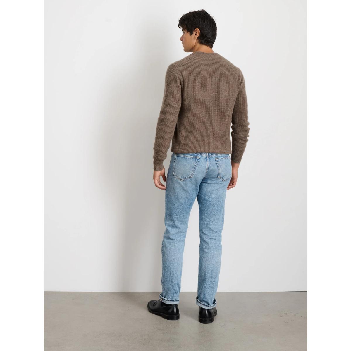 Jordan Sweater Washed Cashmere Heather Walnut Sweater