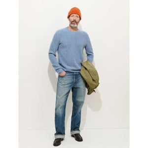 Jordan Sweater Washed Cashmere Marled Stonewash Sweater