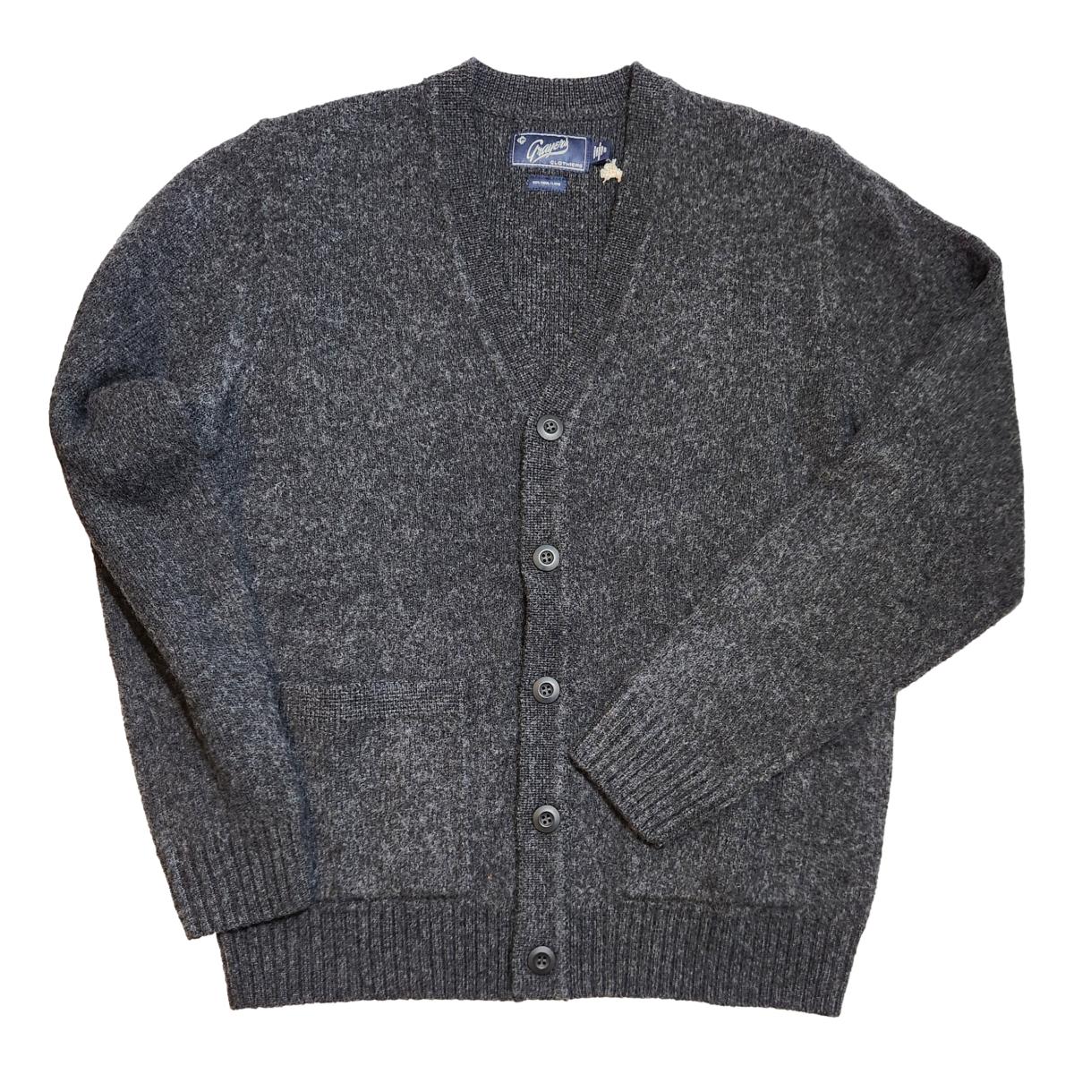 Kent Mohair Cardigan Charcoal - sweater