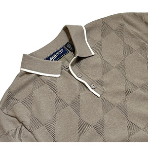 Knitted Polo Sandstone Taupe - polo