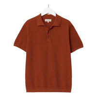 KPLP02 Knitted Polo Caramel - Polo