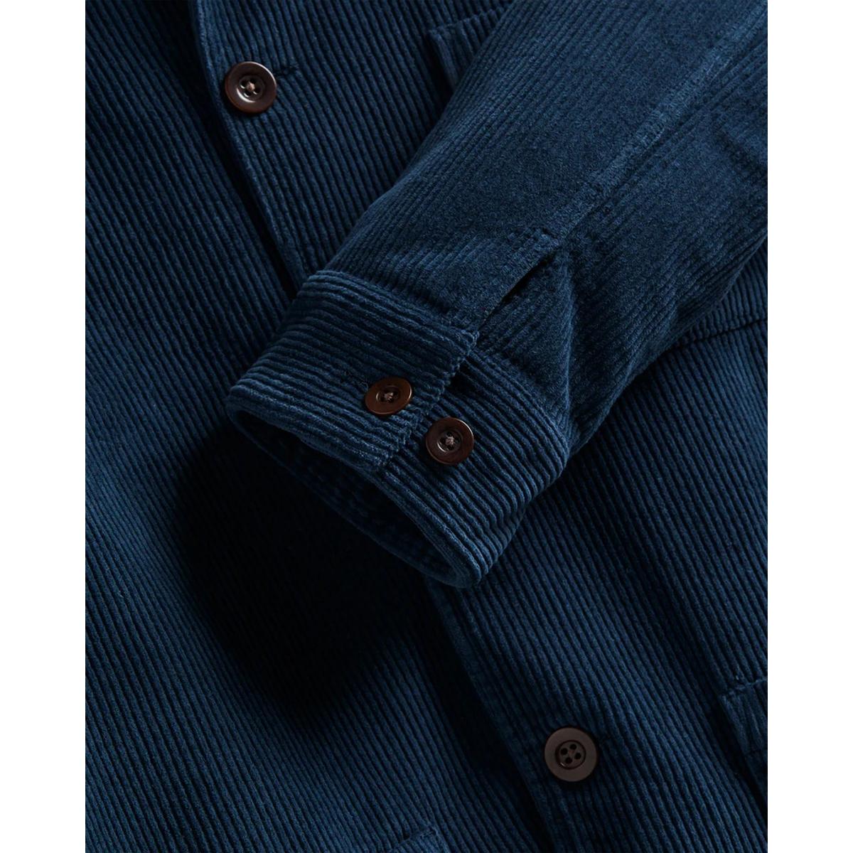 Labura Corduroy Chore Coat Navy - Chore Coat